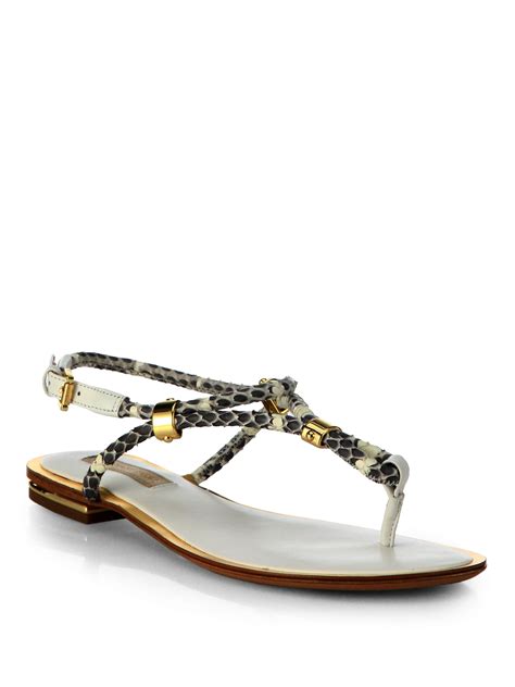 michael kors thong sandals sale|Designer Sandals for Women .